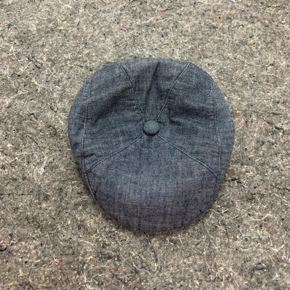 Janie and Jack denim cabbie hat 0-6 months